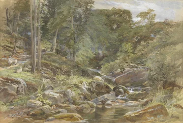 Larpool Beck, Whitby (wc z gwaszem na papierze)